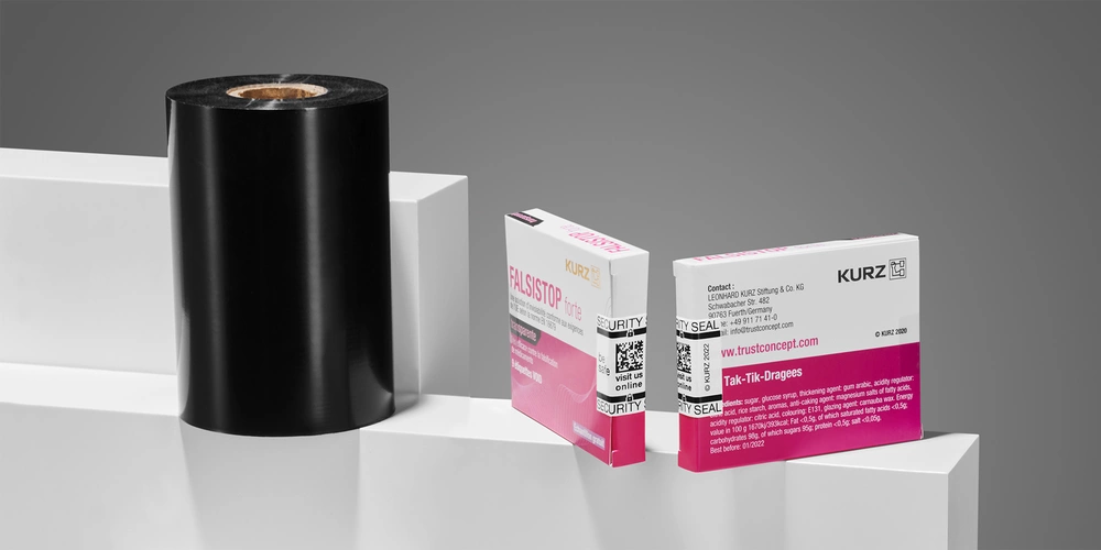 Security Label for Product Protection: TTR with Hidden Security Features